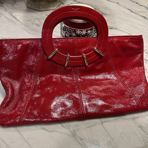 Kate spade patent leather red Fulham top handle - Picture 3 of 6